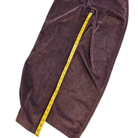 Levi's Womens Baggy Trousers, Velvet, Brown, Mid Rise, Wide Leg Relaxed, Size 31 - Picture 4 of 11